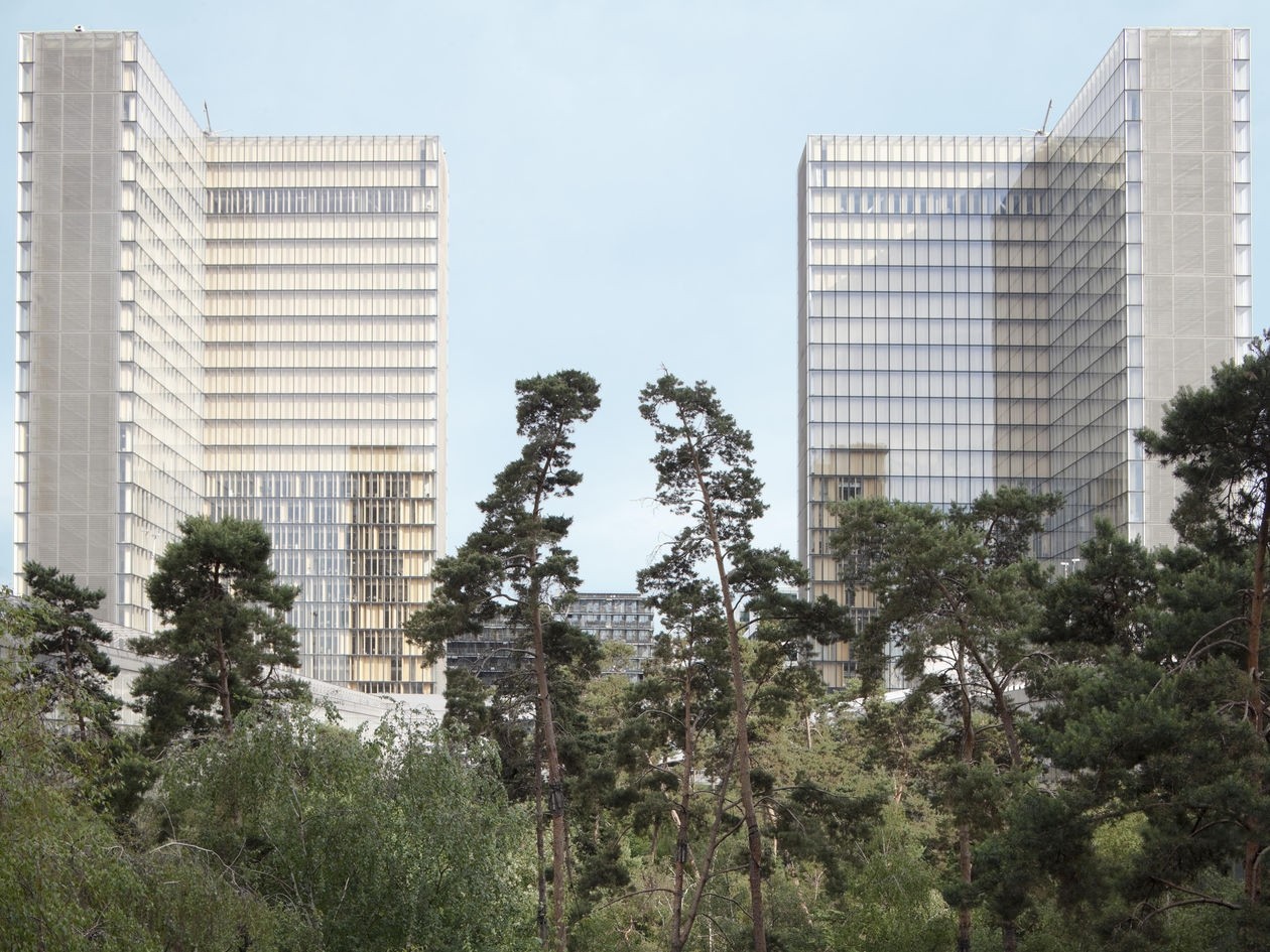 Bibliothèque nationale de France, Paris 13e, Dominique Perrault, architecte, Ministère de la culture, secrétariat d'état aux grands travaux / établissement publique de la Bibliothèque nationale de France, maître d'ouvrage  © DPA/ ADAGP, Paris, 2025 - Photo : Éric Sempé