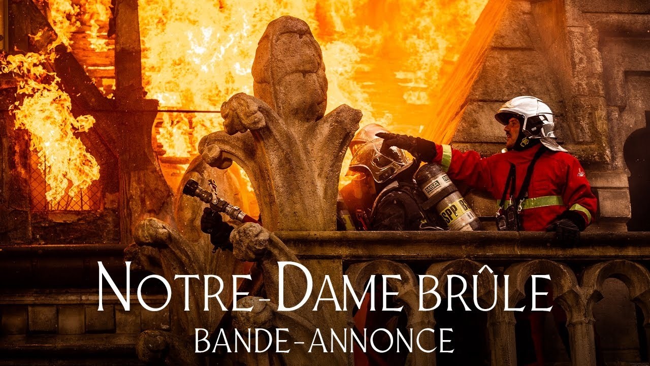 Notre-Dame Brûle, film réalisé par Jean-Jacques Annaud, 2022. D.R.