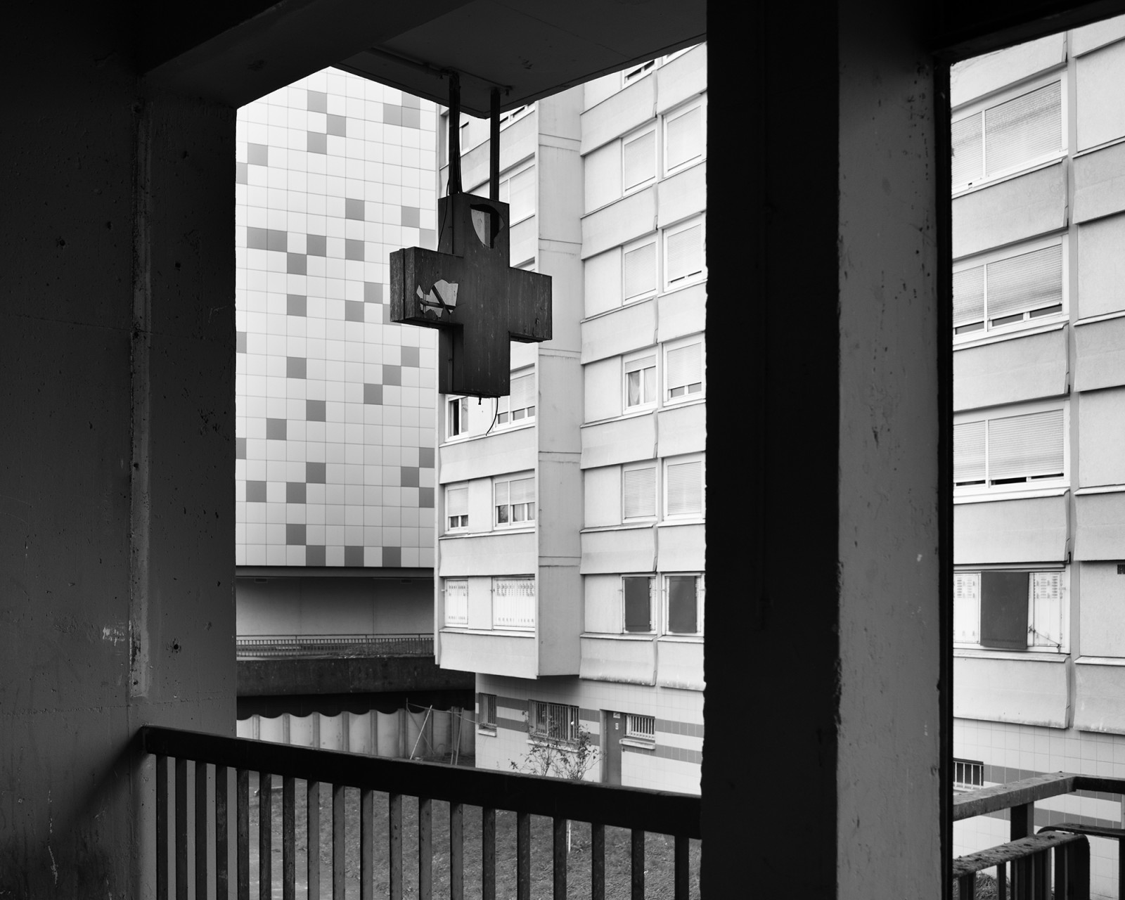 Galerie commerciale de la Noue. Montreuil. © Fabio Boucinha