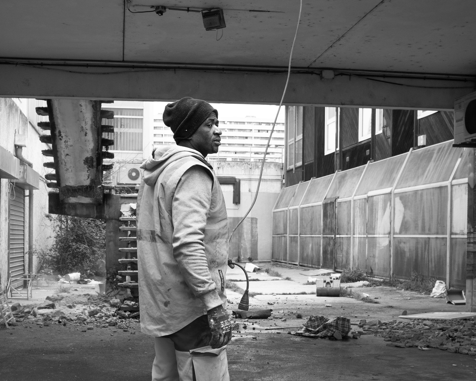 Ouvrier habitant du quartier. © Fabio Boucinha