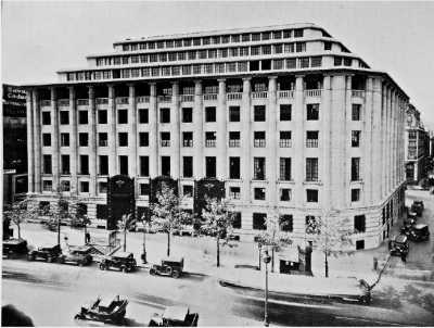 Immeuble de la Banque nationale de crédit, 1932 16, boulevard des Italiens, 75002 Paris. Charles Letrosne et Joseph Marrast, architectes. La Construction Moderne, 17 décembre 1933. © DR