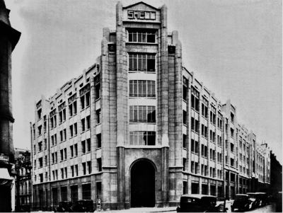 Immeuble Shell, 1929-1932 40-44, rue Washington, 75008 Paris. Lucien Bechmann et Roger Chatenay, architectes. La Construction Moderne, 7 janvier 1934. © DR
